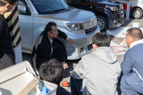 技術指導現場の様子